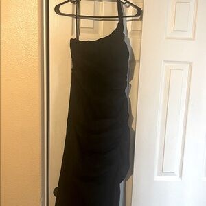 Zara Black One Shoulder Dress